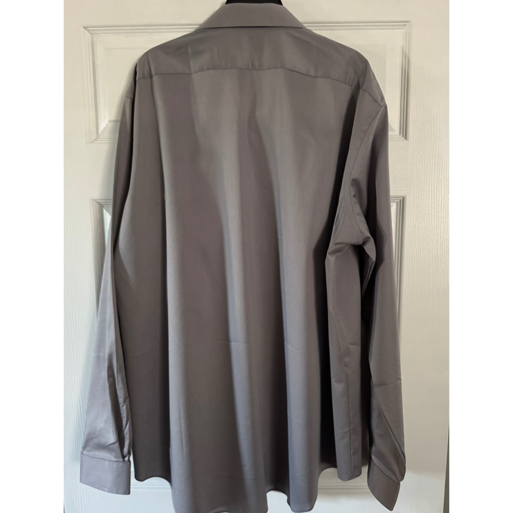 Van Heusen 🫐 Men’s Gray Long Sleeve Big Tall Dress Shirt - Picture 11 of 11